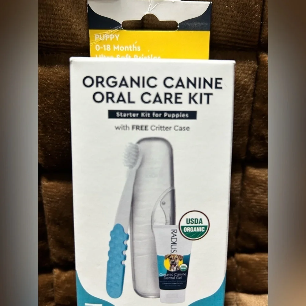 ☀️NWT-Radius Organic Canine Oral Care Kit